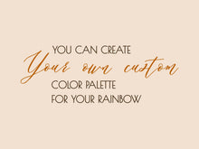 Load image into Gallery viewer, Downward Rainbow Wall Decal Yoga Room Wall Sticker Calm Wall Decor