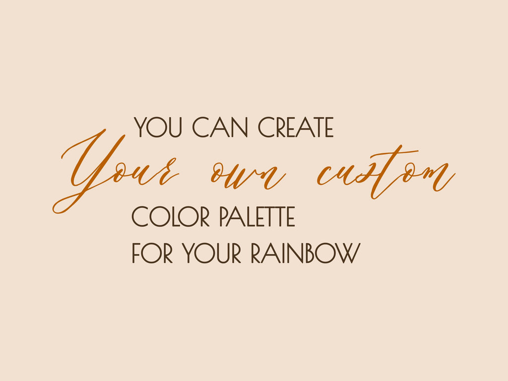 Rainbow Wall Decal Rainbow Corner Wave Wall Decal Modern Vinyl Wall Deco Stripes Waves