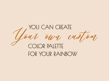 Load image into Gallery viewer, Rainbow Wall Decal Rainbow Corner Wave Wall Decal Modern Vinyl Wall Deco Stripes Waves