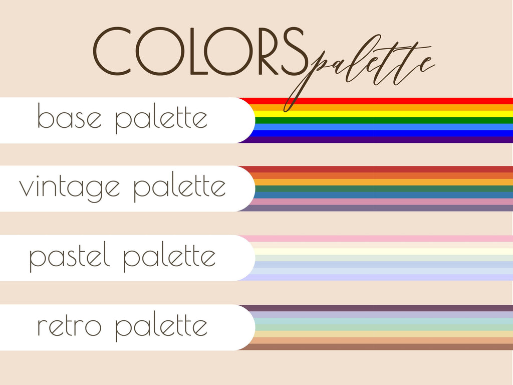 Vinyl Wall Art Corner Curve Rainbow Wall Decal Modern Minimal Art Stripes Waves