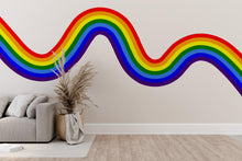 Load image into Gallery viewer, Rainbow Large Wall Decal for Accent Wall Vinyl Rainbow Sticker Nursery &amp; Playroom Decor