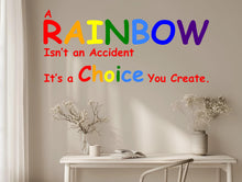 Load image into Gallery viewer, Text Wall Decal Peel And Stick Kids Room Nursery Playroom Pastel Rainbow Colors