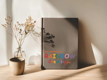 Load image into Gallery viewer, Phrase Wall Decal Stripe Mural Kids Room Baby Bedroom Nursery Rainbow Palette