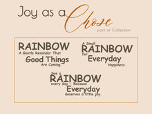 Load image into Gallery viewer, Text Wall Mural Peel And Stick Nursery Kids Room Baby Bedroom Classic Rainbow ROYGBIV