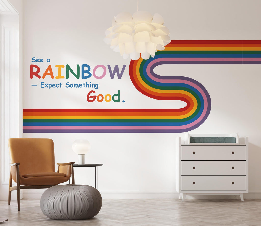 Everyday Phrases Wall Decal Peel And Stick Kids Room Playroom Pastel Colors