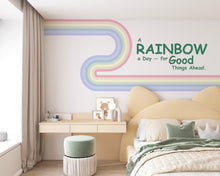 Load image into Gallery viewer, Text Sticker Wall Decal Nursery Kids Room School Playroom Rainbow Colors