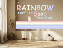 Load image into Gallery viewer, Text Sticker Wall Decal Nursery Kids Room School Playroom Rainbow Colors