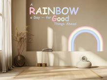 Load image into Gallery viewer, Text Sticker Wall Decal Nursery Kids Room School Playroom Rainbow Colors