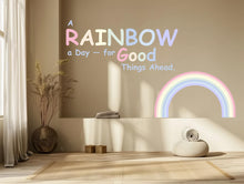 Load image into Gallery viewer, Text Sticker Wall Decal Nursery Kids Room School Playroom Rainbow Colors