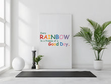 Load image into Gallery viewer, Text Wall Decal Peel And Stick Yoga Place Relax Area Women Pastel Rainbow Colors