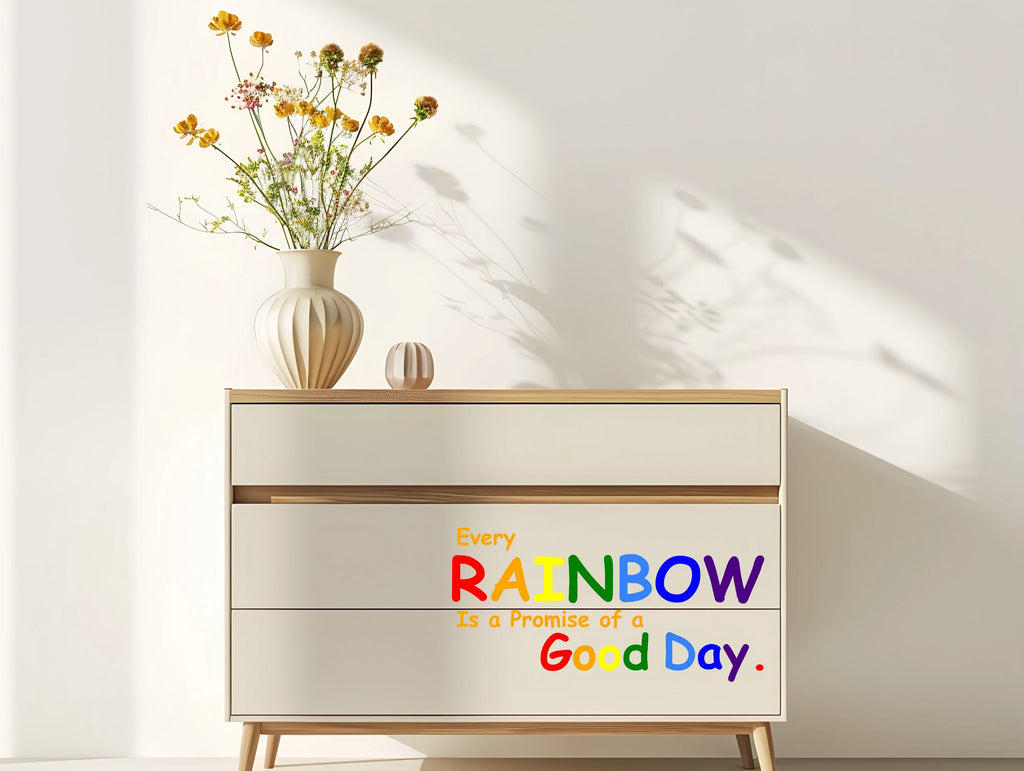 Text Wall Decal Peel And Stick Yoga Place Relax Area Women Pastel Rainbow Colors