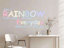 Load image into Gallery viewer, Everyday Phrases Wall Decal Peel And Stick Women Yoga Relax Area Pastel Colors
