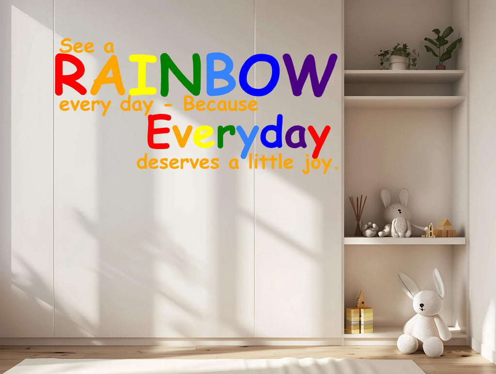 Everyday Phrases Wall Decal Peel And Stick Women Yoga Relax Area Pastel Colors