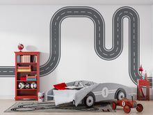 Load image into Gallery viewer, Road Wall Decal Playroom Car Track Wall Mural Kids Room
