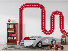 Load image into Gallery viewer, Highway Track Wall Decal Road Wall Mural Kids Room Playroom