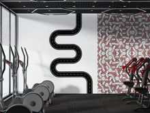 Load image into Gallery viewer, Race Track Wall Decal Car Road Wall Mural Playroom Kids Room