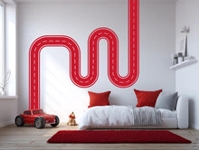 Load image into Gallery viewer, Road Wall Decal Car Track Wall Mural Boys Room Playroom Kids Room