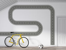 Load image into Gallery viewer, Highway Wall Decal Winding Road Wall Mural Boys Room Kids Room