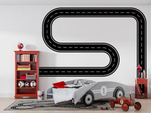 Load image into Gallery viewer, Highway Wall Decal Winding Road Wall Mural Boys Room Kids Room