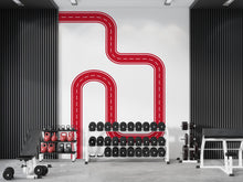 Load image into Gallery viewer, Road Wall Decal Racing Track Wall Mural Workplace Openplace