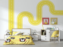 Load image into Gallery viewer, Race Track Wall Decal Road Wall Mural Workplace Openspace Highway Winding Boys Room Kids