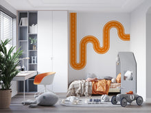 Load image into Gallery viewer, Race Track Wall Decal Road Wall Mural Workplace Openspace Highway Winding Boys Room Kids