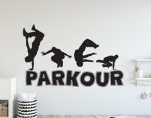 Load image into Gallery viewer, Parkour wall decal Free Style kids wall art Bedroom Wall Bathroom Wall Decals Stickers Vinyl 407DE
