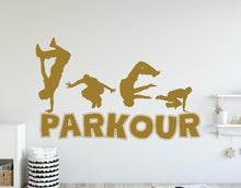 Load image into Gallery viewer, Parkour wall decal Free Style kids wall art Bedroom Wall Bathroom Wall Decals Stickers Vinyl 407DE