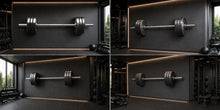 Load image into Gallery viewer, Barbell Wall Mural, Gym Wallpaper, Weightlifting Wall Decal, Home Gym Decor, Fitness Studio Workout Room Art, 618mv