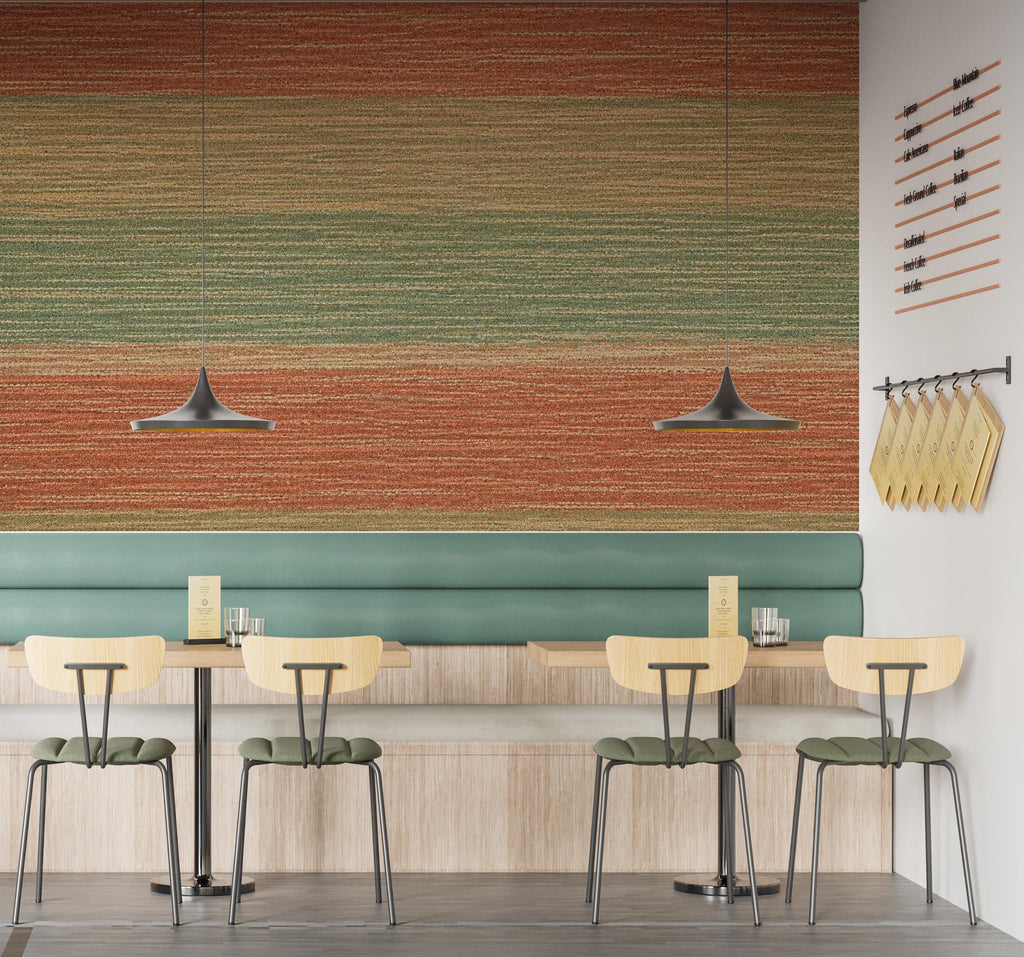 Textured Neutral Wallpaper, Earth Tone Wall Mural, Rustic Linen Look Wallpaper, Abstract Beige Green Wallpaper, Peel and Stick Wallpaper 8LU