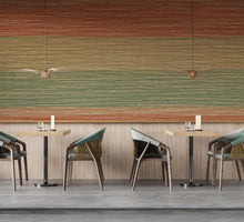 Load image into Gallery viewer, Textured Neutral Wallpaper, Earth Tone Wall Mural, Rustic Linen Look Wallpaper, Abstract Beige Green Wallpaper, Peel and Stick Wallpaper 8LU
