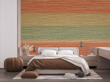 Load image into Gallery viewer, Textured Neutral Wallpaper, Earth Tone Wall Mural, Rustic Linen Look Wallpaper, Abstract Beige Green Wallpaper, Peel and Stick Wallpaper 8LU