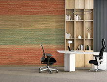 Load image into Gallery viewer, Textured Neutral Wallpaper, Earth Tone Wall Mural, Rustic Linen Look Wallpaper, Abstract Beige Green Wallpaper, Peel and Stick Wallpaper 8LU