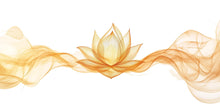 Load image into Gallery viewer, Orange Lotus Wall Mural, Yoga Studio Wallpaper, Zen Wellness Spa Decor, Meditation Room Wall Decal, Boho Floral Art, 651mv