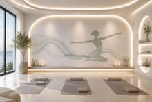 Load image into Gallery viewer, Yoga Woman Wall Decal Meditation Studio Wall Art Zen Wellness Vinyl Sticker Modern Spa Decor Minimalist Yoga Mural