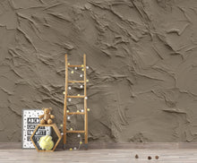 Load image into Gallery viewer, Mushroom Greige Plaster Texture Wallpaper | Warm Earth Tone Abstract Peel and Stick | Rustic Clay Wall Effect | Modern Textured Mural 421DE