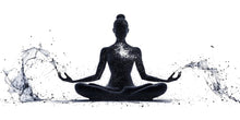 Load image into Gallery viewer, Abstract Meditation Wall Decal Zen Yoga Studio Wall Art Modern Mindfulness Mural Wellness Peel And Stick Vinyl Sticker