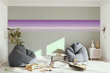 Load image into Gallery viewer, Rainbow Stripes Vinyl Decal Removable Vinyl Interior Decor Pastel Tones Women Made To Order Blueberry