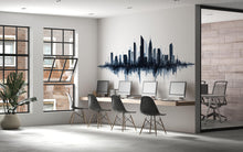 Load image into Gallery viewer, Modern City Skyline Wall Decal Office Wall Art Urban Business Wall Mural Peel And Stick Corporate Decor Sticker