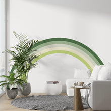 Load image into Gallery viewer, Rainbow Stripes Vinyl Mural Printed Wall Mural Office Modern Style Adults Rental Friendly Decor