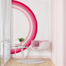 Load image into Gallery viewer, Rainbow Stripes Vinyl Mural Printed Wall Mural Office Modern Style Adults Rental Friendly Decor