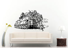 Load image into Gallery viewer, Army Man Soldier With Tank In Action Wall Decal Vinyl Sticker Mural Room Decor L804