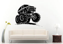 Load image into Gallery viewer, Monster Truck Jumping Wall Decal Vinyl Sticker Mural Room Decor L830