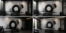 Load image into Gallery viewer, Tire Flip Wall Decal CrossFit Wall Art Fitness Mural Athlete Vinyl Sticker Gym Wall Decor Functional Training Garage Gym Decor