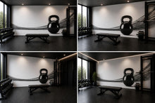Load image into Gallery viewer, Kettlebell Wall Decal Minimalist Gym Wall Art Fitness Vinyl Sticker Modern Home Gym Decor Strength Training Wall Art