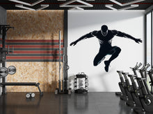 Load image into Gallery viewer, Athlete Jump Wall Decal Gym Wall Art Fitness Mural Vinyl Sticker Modern Home Gym Decor Workout Motivation Luxury Gym Wall Design