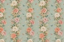 Load image into Gallery viewer, Vintage Floral Wallpaper, Botanical Wall Mural, Cottagecore Flower Wallpaper, Peony Garden Bedroom Decor, Peel and Stick 857LU