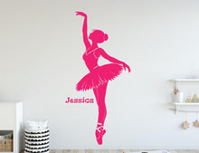 Load image into Gallery viewer, Ballerina Girl Wall Decal, Ballet Wall sticker, Ballerina wall art Kids room Decal 430DE