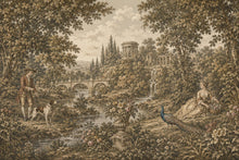 Load image into Gallery viewer, Vintage Pastoral Landscape Wallpaper Mural | Medieval Garden Wall Mural | Antique European Countryside Decor, Peel &amp; Stick 859LU