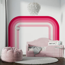 Load image into Gallery viewer, Stripes Rainbow Wall Sticker Peel And Stick Playroom Colorful Children Made In USA